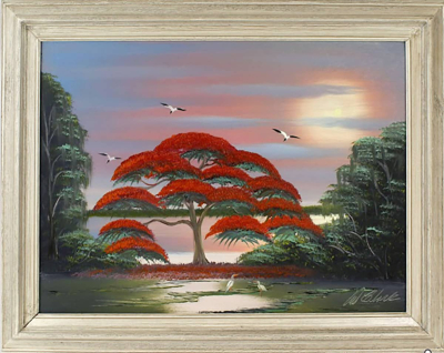 Art Talk: 6 of 26 – Six of the Original Florida Highwaymen Artists’ Paintings in the Arts Advocates Collection